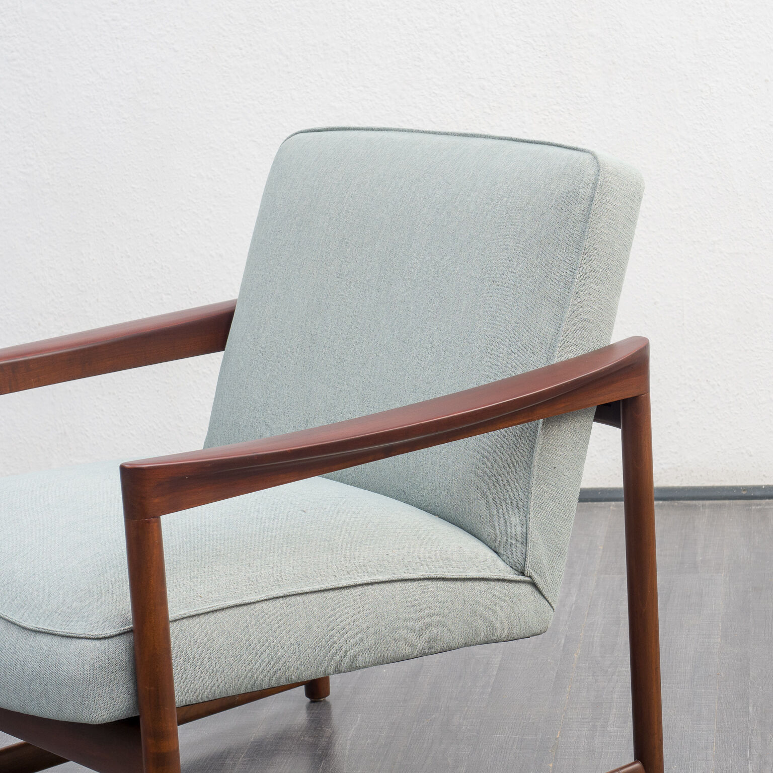 Pair of vintage armchair, cherry, restored