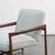 Pair of vintage armchair, cherry, restored