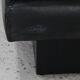 Leather and laminate sofa signed Willy Rizzo