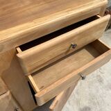 Vintage wooden sideboard cabinet