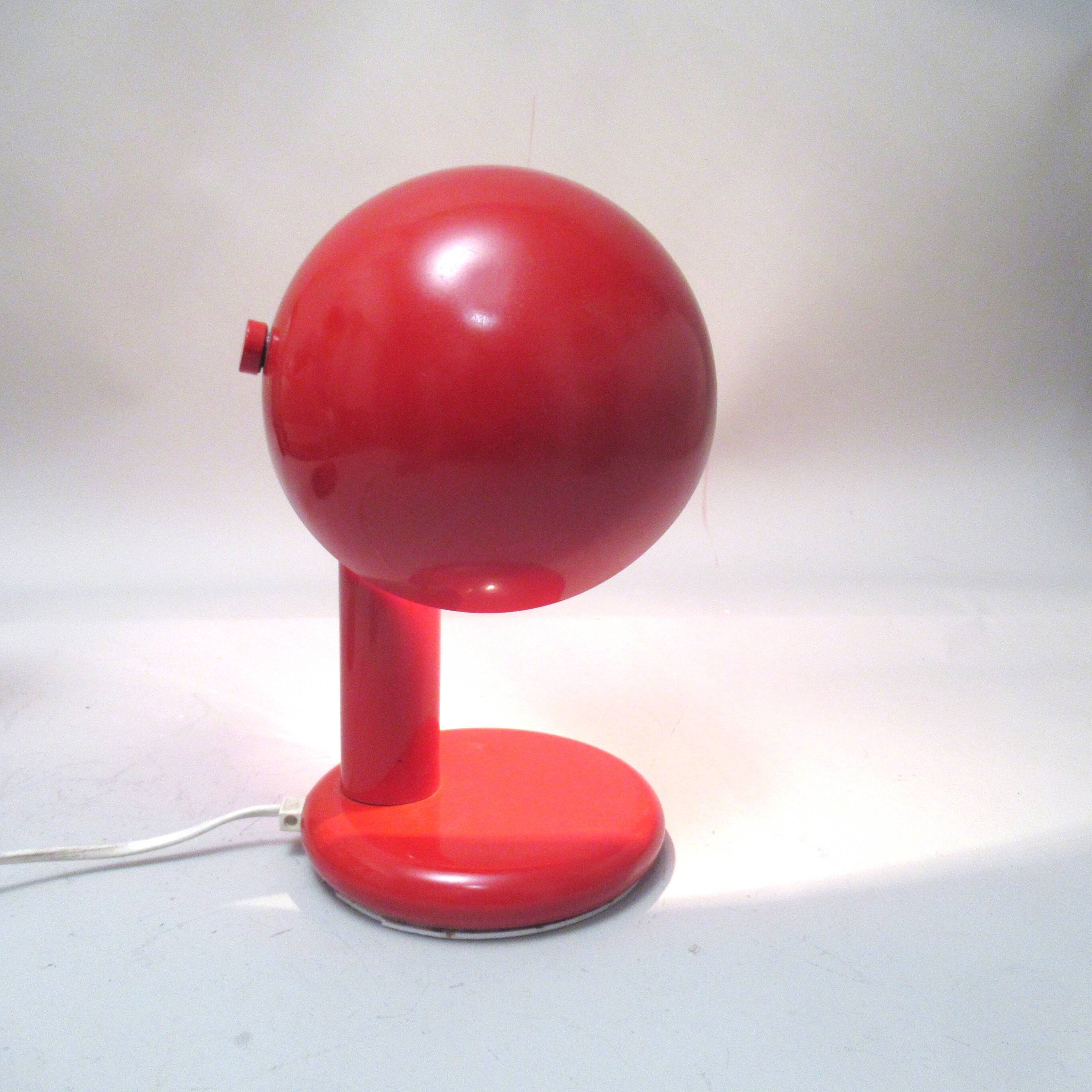 1980s mushroom desk lamp