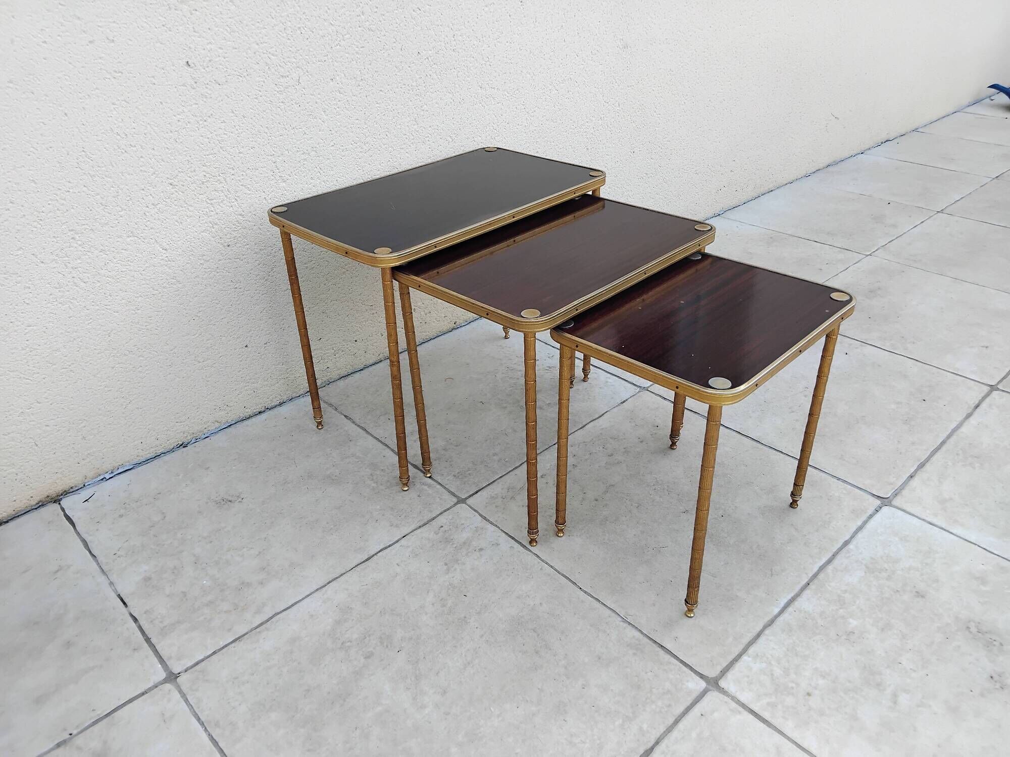 Table gigognes vintage