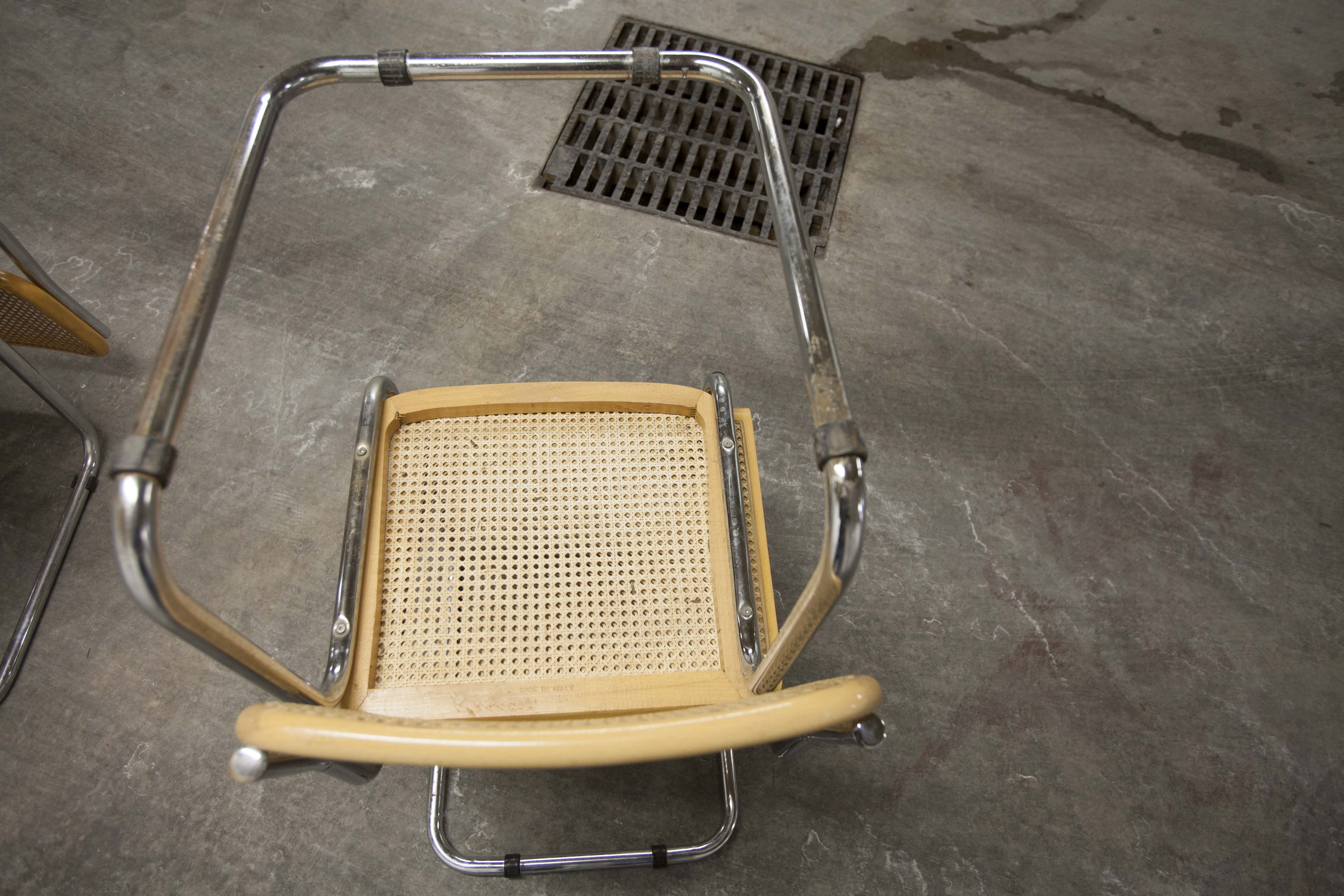 Set of 6 chairs by Marcel Breuer B32