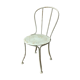 Chaise en acier, métal jardin