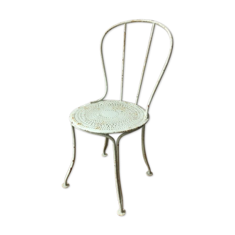 Steel chair, metal garden