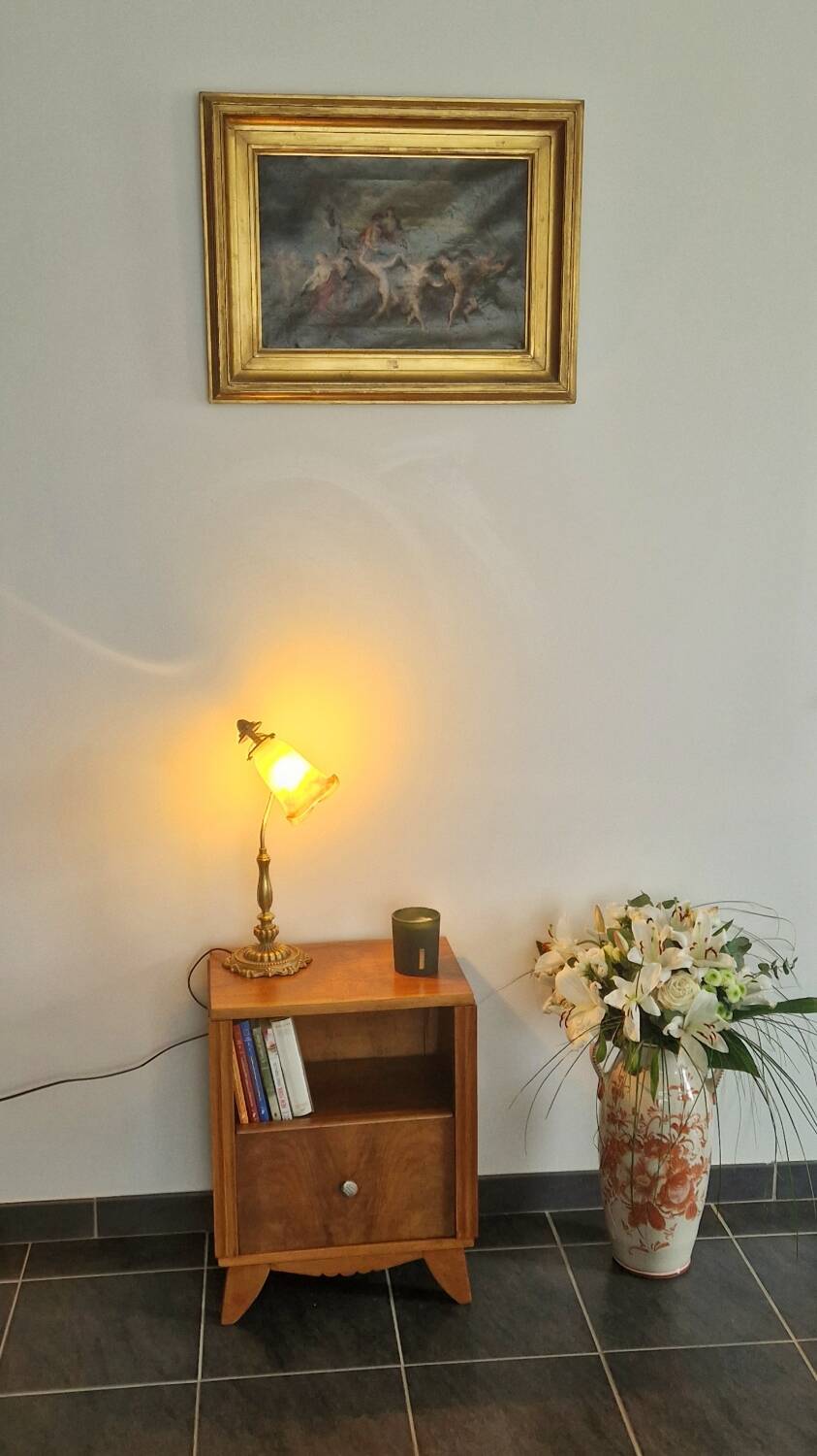 Art Deco low cabinet in rosewood