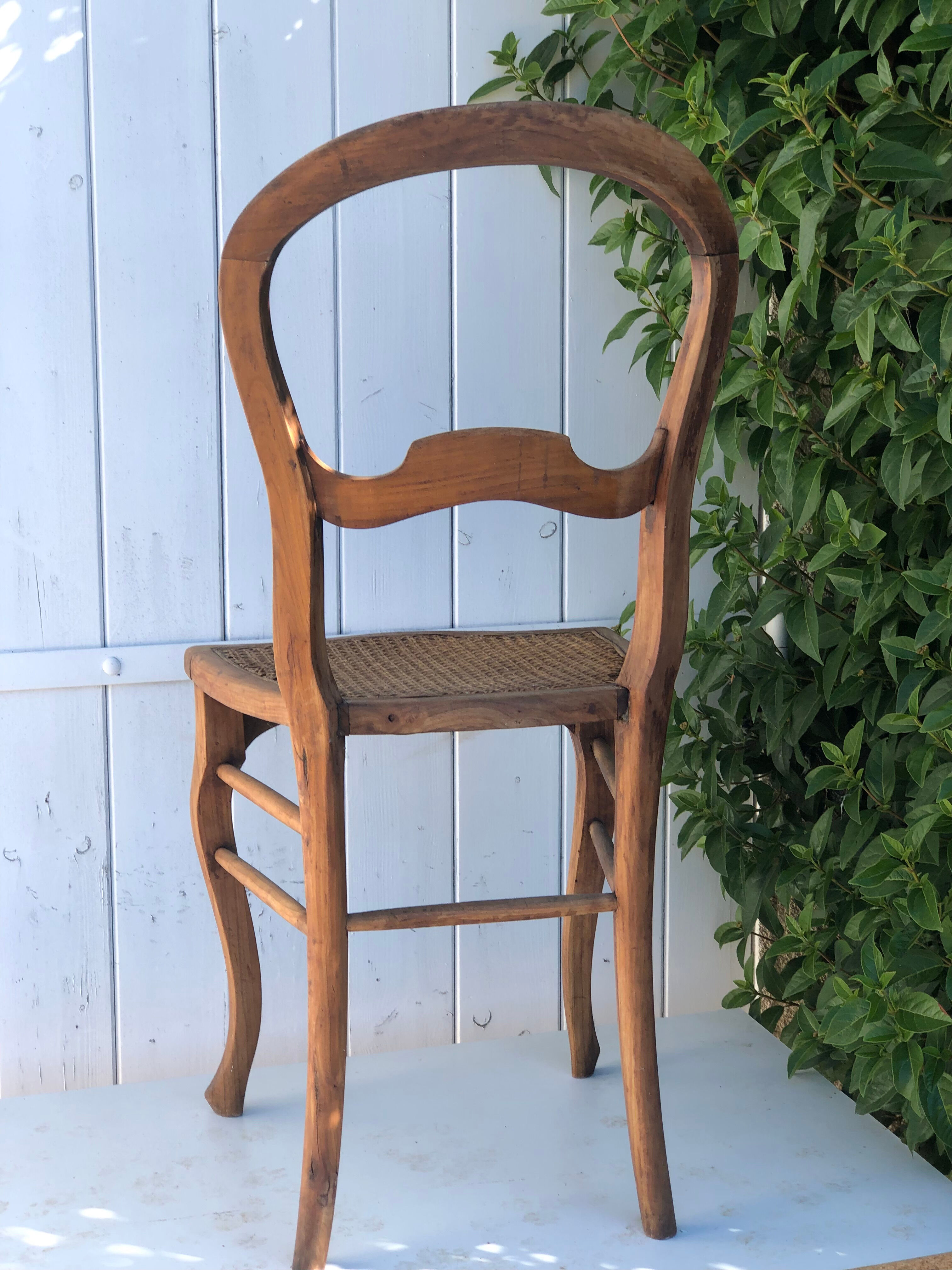 Old cane chair