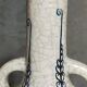Soliflore bottle vase in fine earthenware boch frères la louvière-keramis early 20th century