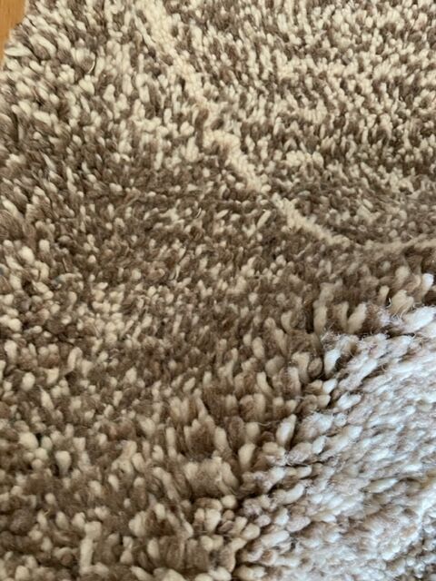 Carpet blessed ouarain speckled beige 254 x 146 cm