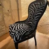 Vintage Zebra Armchair