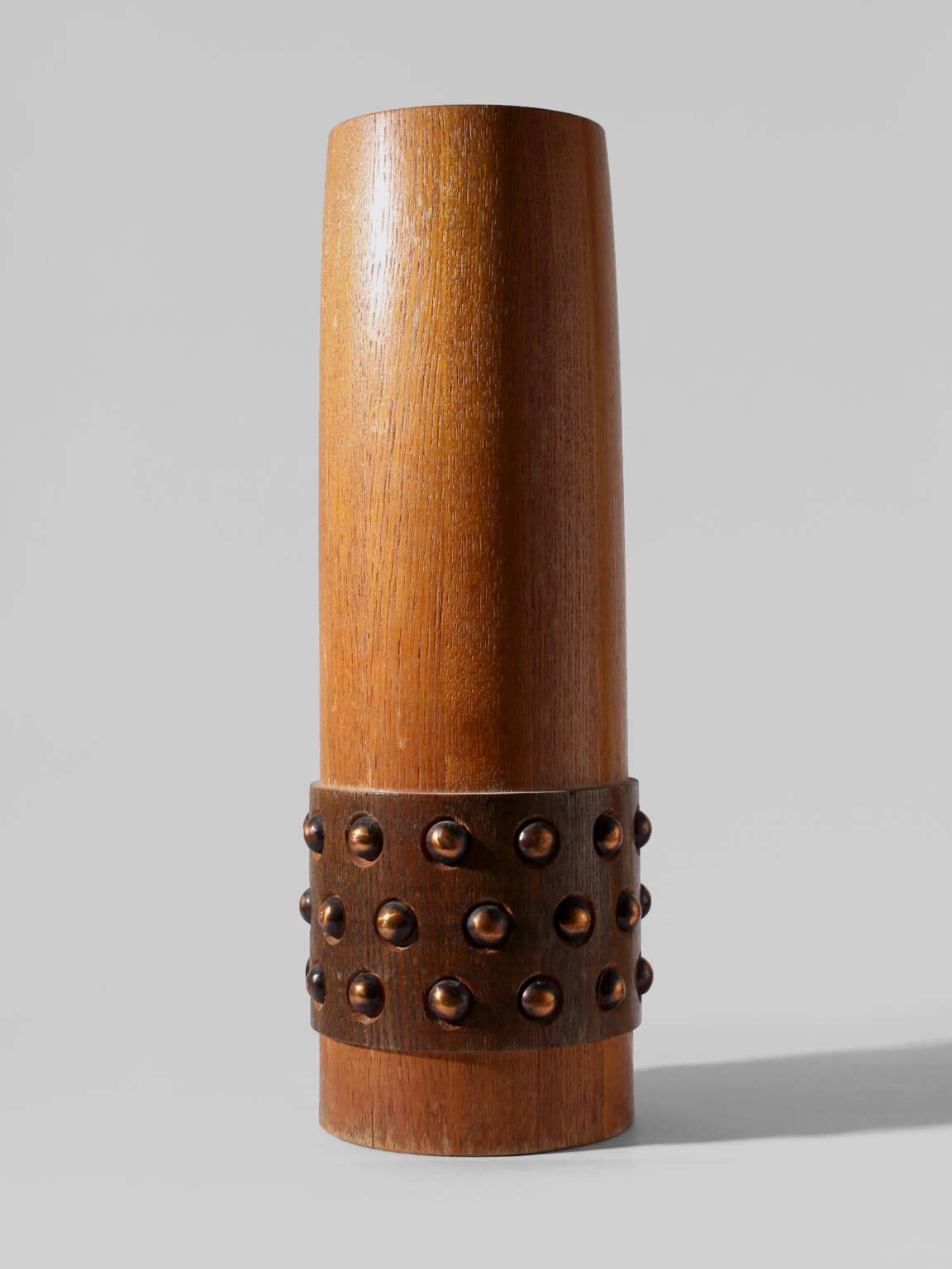 Large Wooden Ethnic Vase