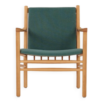 Fauteuil en hêtre, design danois, années 1970, designer : Erik Ole Jørgensen, fabrication : Tarm Stole & Møbelf