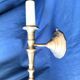 Pair of Solid Brass Antique wall lamps Sconces