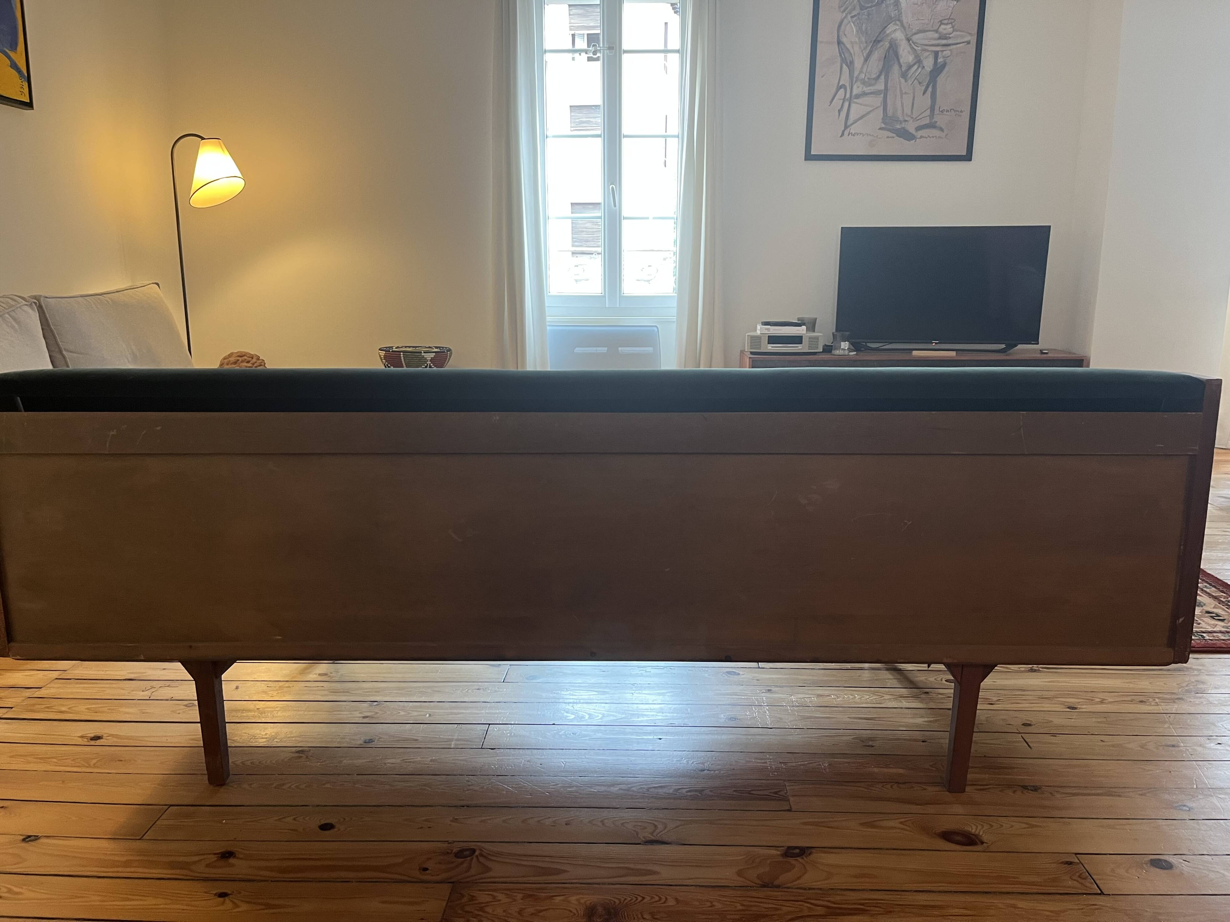 Green Swedish daybed sofa