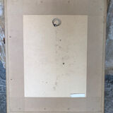 Original watercolor painting monfranc bouquet of flowers + gilded wood frame #a222