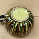 Paire ancienne tasse st clement safari céramique jaune vintage