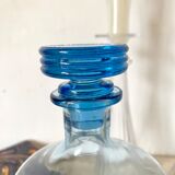 Antique carafe in blue glass