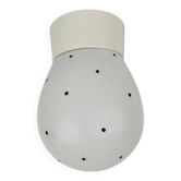 Philips - Plafonnier - Lumière de plafond - Motif de points - Opaline - Années 1950