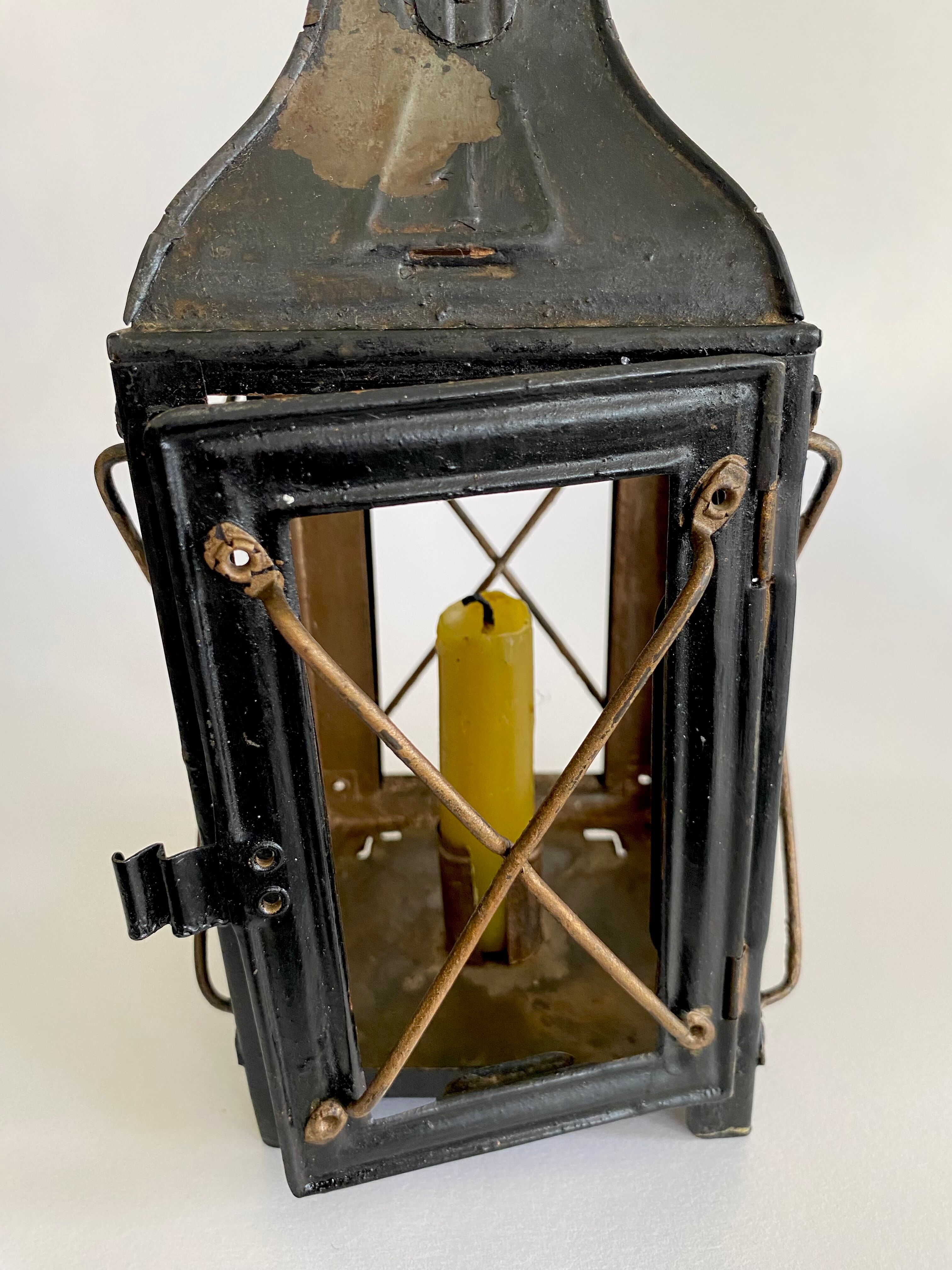 Metal candle holder, 1 door