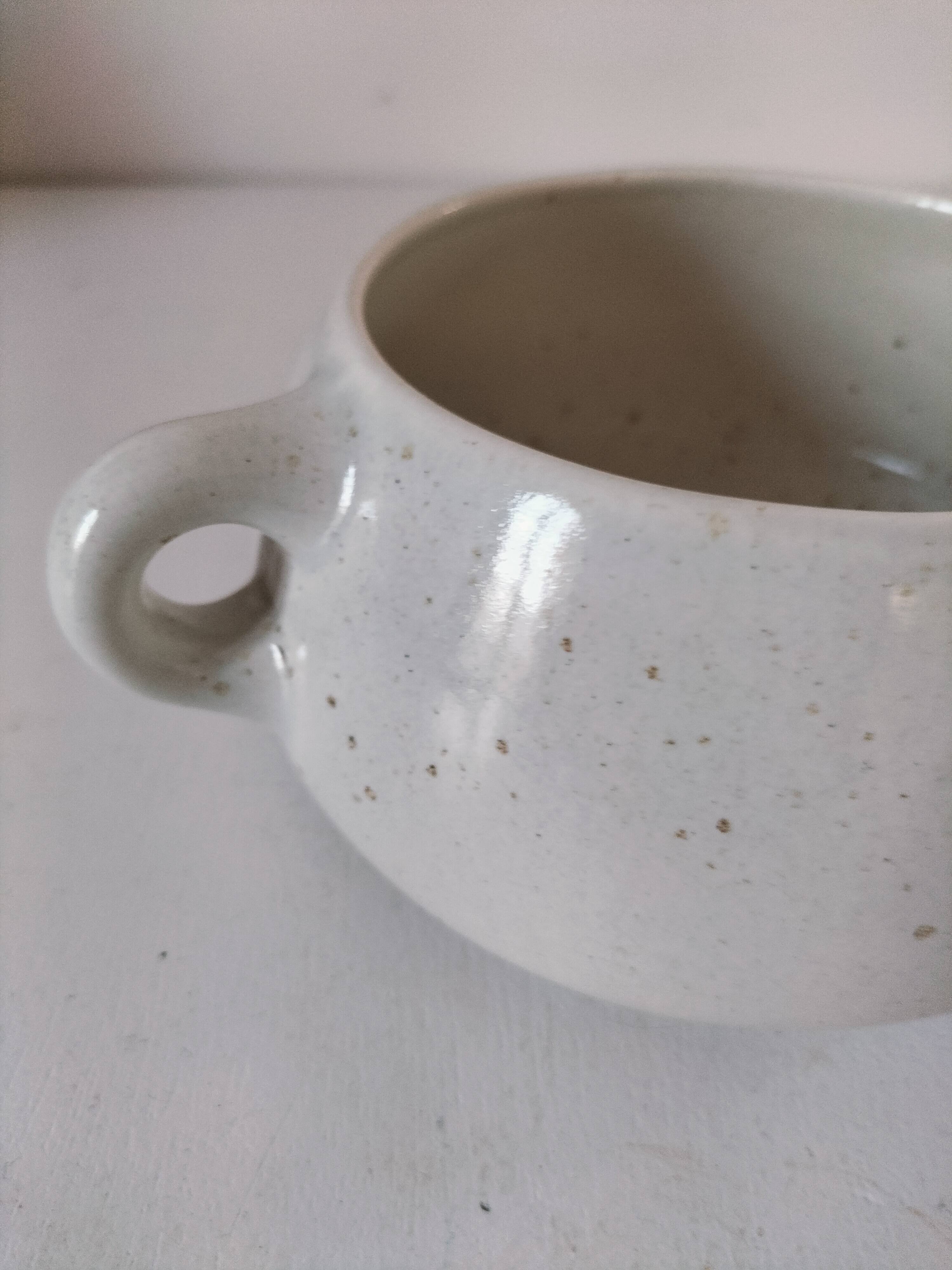 Vintage Salins soup bowl – Coppelia model – hand-decorated