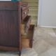 Art Deco chest of drawers - 1950s - mustache-style legs - vintage