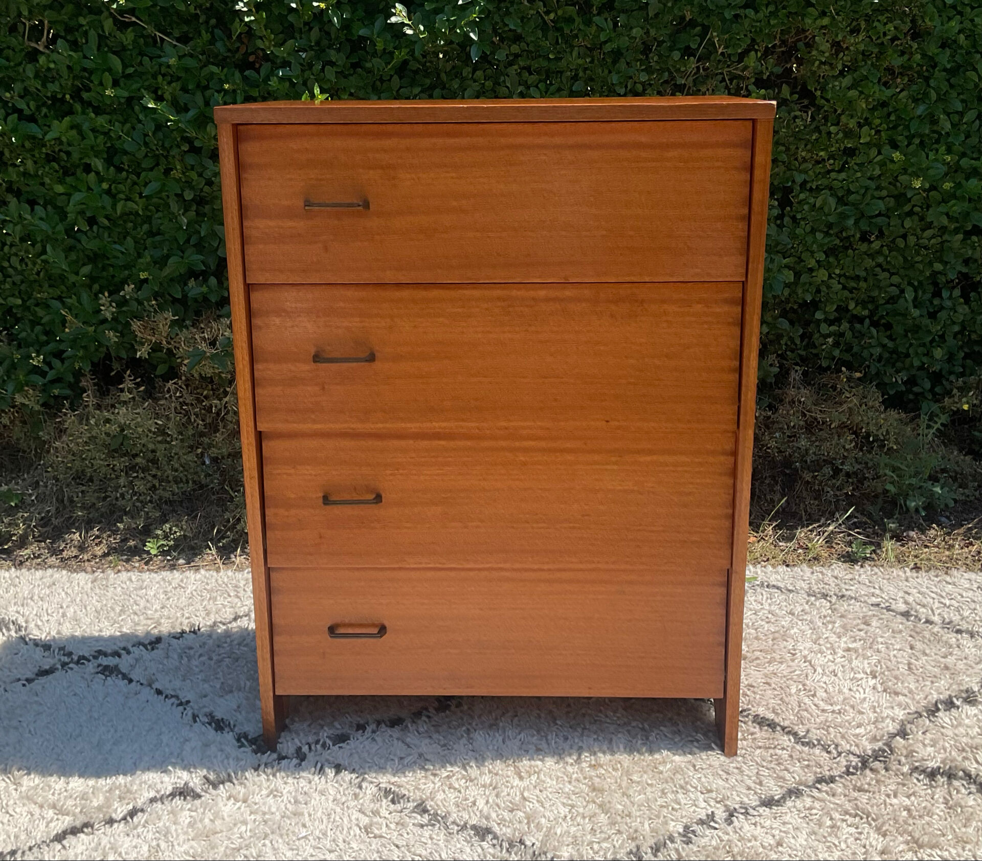 Vintage shoe cabinet from the 1970s.