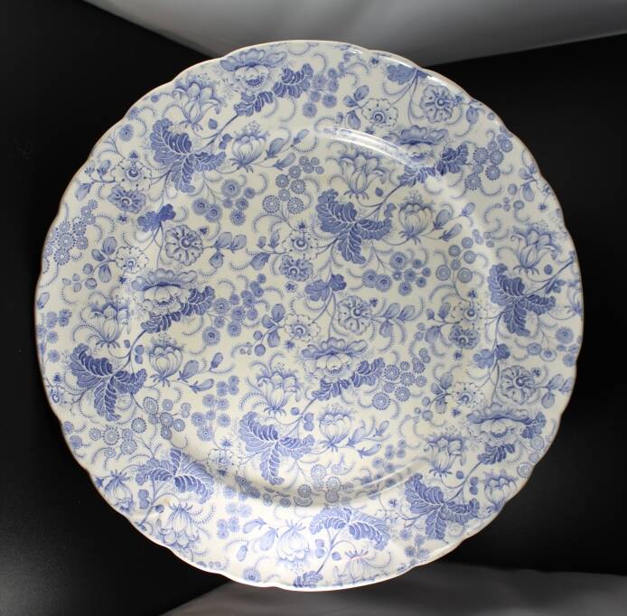 Large “thousand flowers” plate david johnston circa 1840