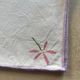 Embroidered flower napkins (set of 4)