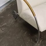 Vintage leather memphis sofa