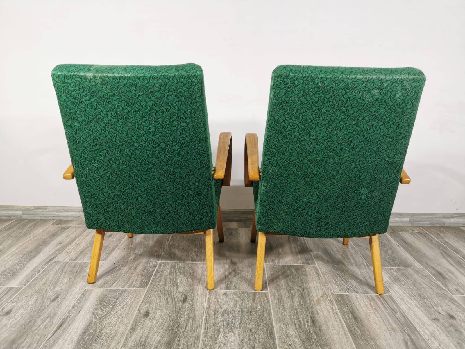 Vintage Armchairs by Jaroslav Smidek, 1960s, Set of 2