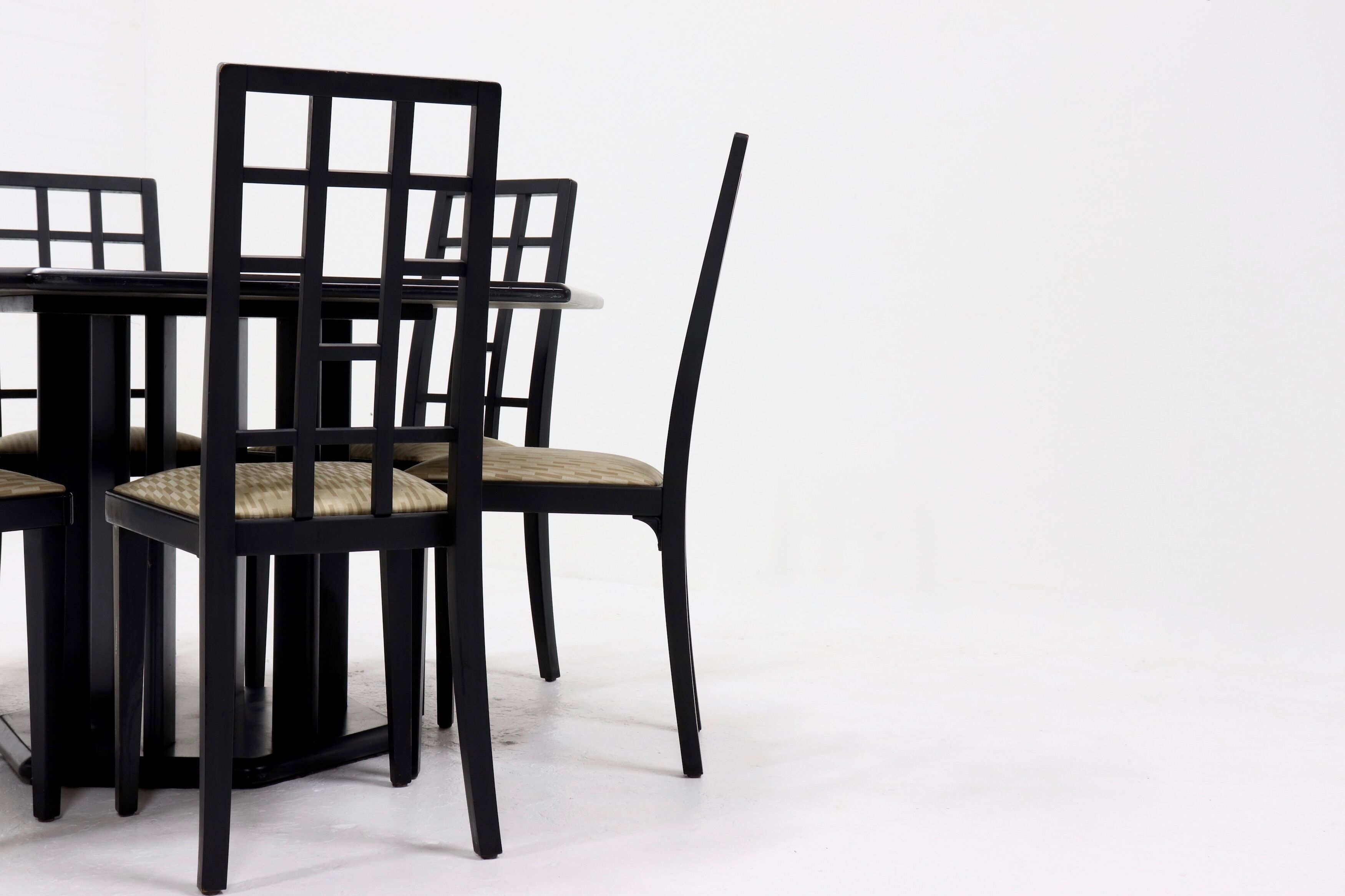 Post modern Thonet dining set by Ernst W. Beranek 1980s