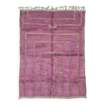 Contemporary Pink Rug - 250 x 200 cm