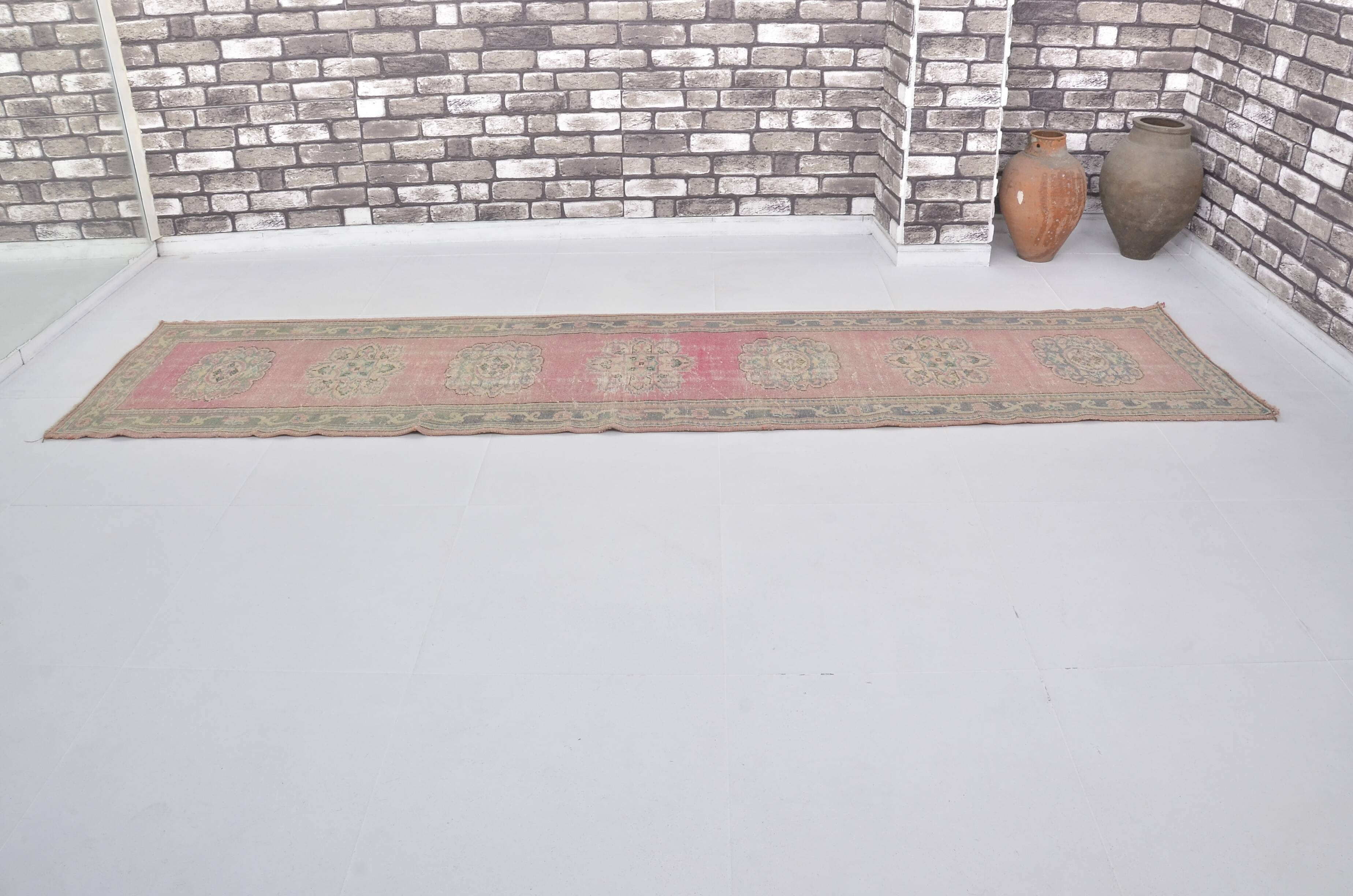 Handknotted Floral Oushak Runner sku 2441