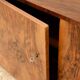 Fully renovated art deco walnut sideboard, 1930s, czechoslovakia