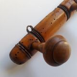 Wooden wall coat rack 4 hooks