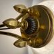 Large Brass Murano Glass Sconces Set of 10