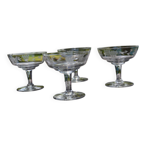 4 coupes à champagne
