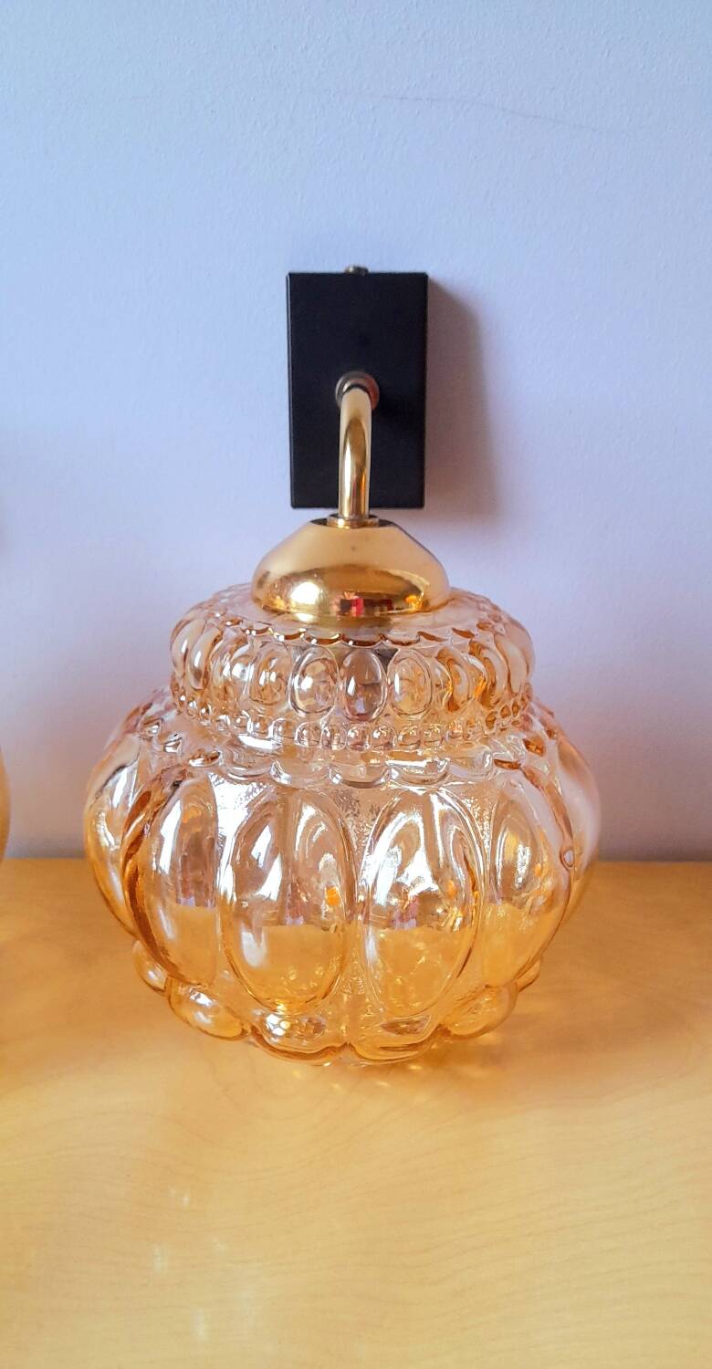 Pair of dlg Helena Tynell wall lights 70s
