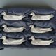 Set of 6 vintage knife holders