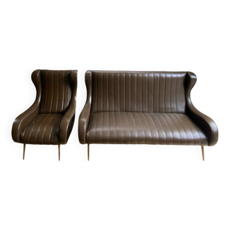 Sofa + armchair