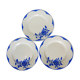 3 flat plates of Digoin Sarreguemines model Corsica