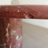Oval marble table