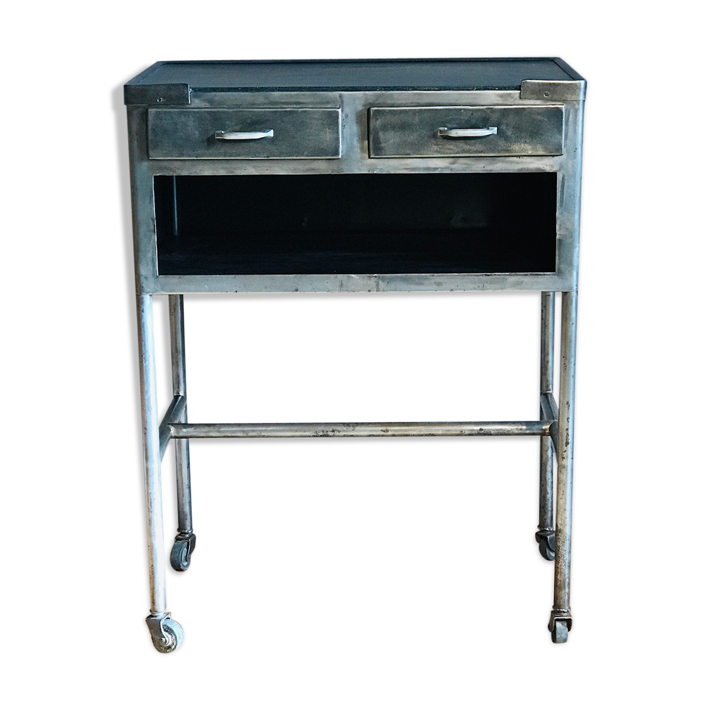 vintage 50s dentist serving