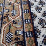 Vintage Indian Carpet Seraband handmade 71cm x 266cm 1970s
