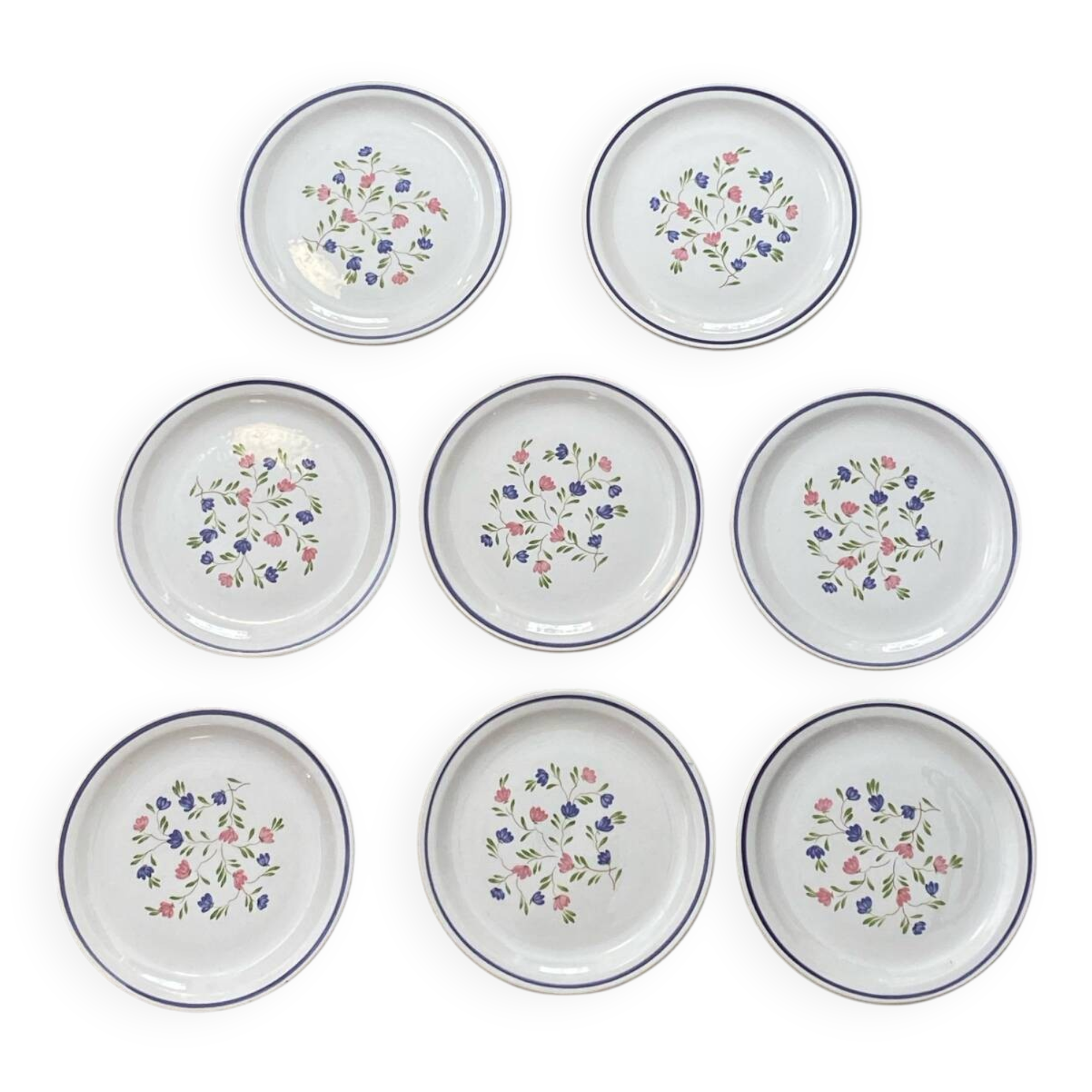 Orchies Moulin des Loup dessert plates
