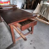 Solid wood country table