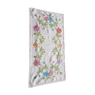 Hand-embroidered placemat