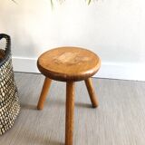Tripod wooden stool