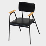 Vintage office desk M-chair by Pierre Guariche - Meurop, 1960s