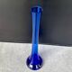 Vintage 80s Blue Glass Soliflore – Elegance and Retro Style